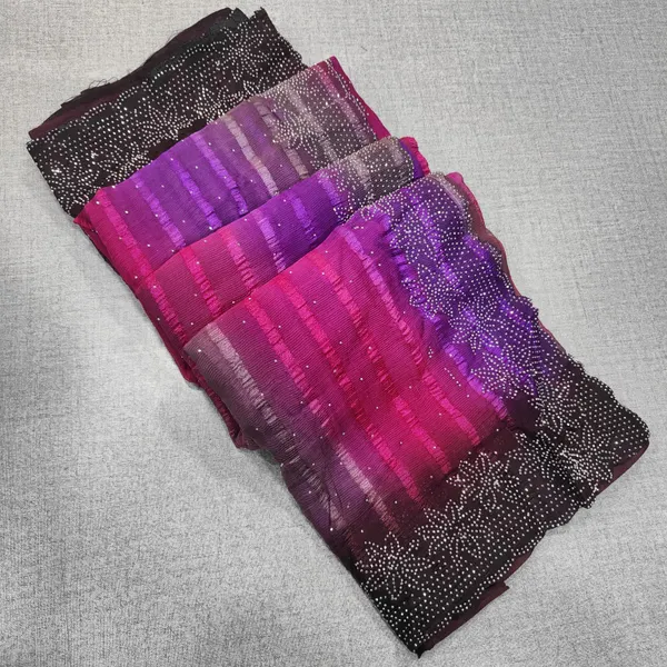 Popcorn Stone Work Sarees | SR67